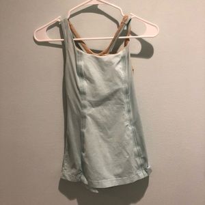 mint blue lululemon tank top